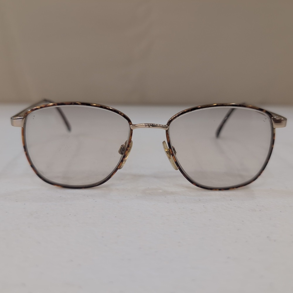 Vintage Titmus TOR Z87 Eyeglasses Frames Tortoise Gold Tone Classic Style Safety - Picture 2 of 7